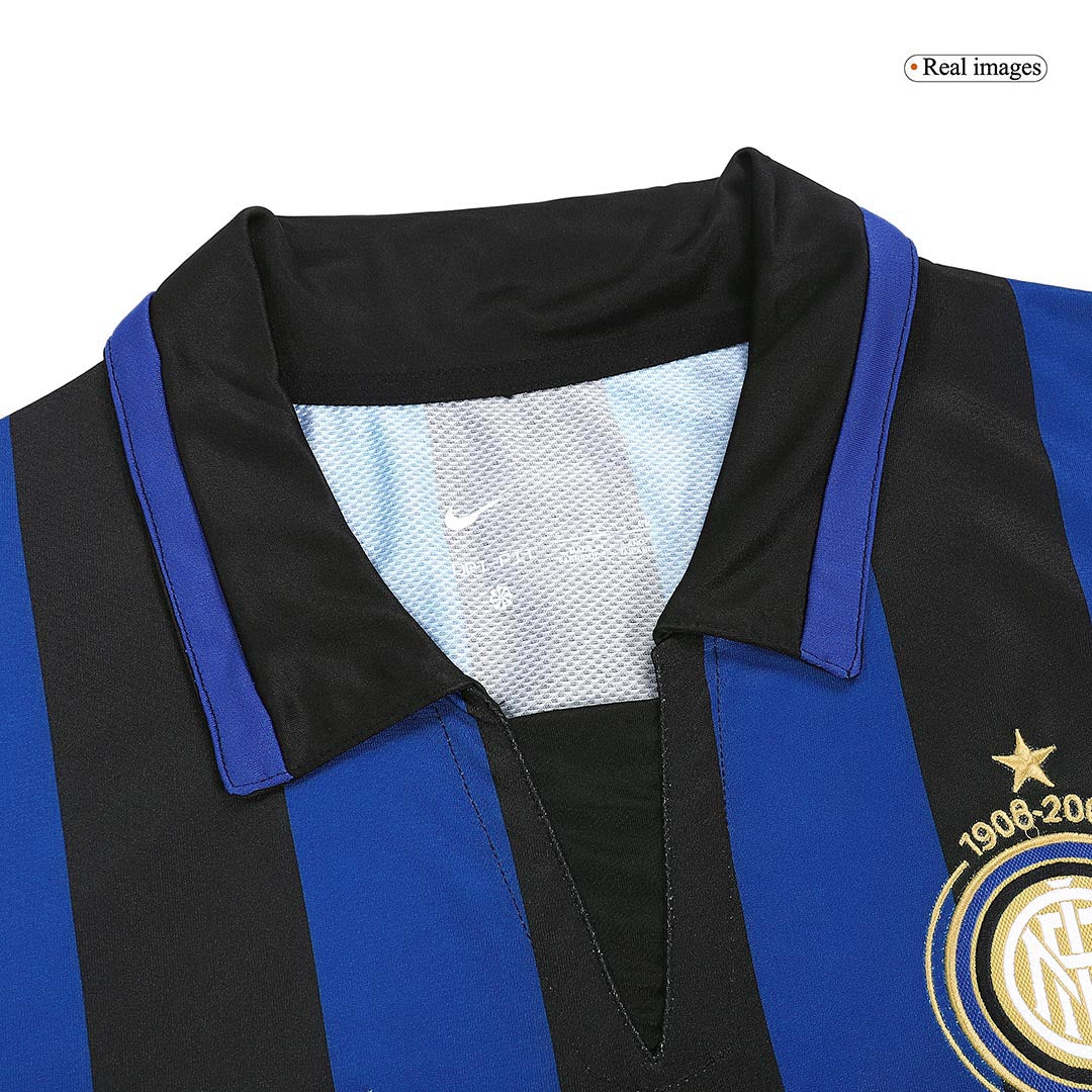 Camiseta retro de fútbol del Inter de Milán temporada 2007/08