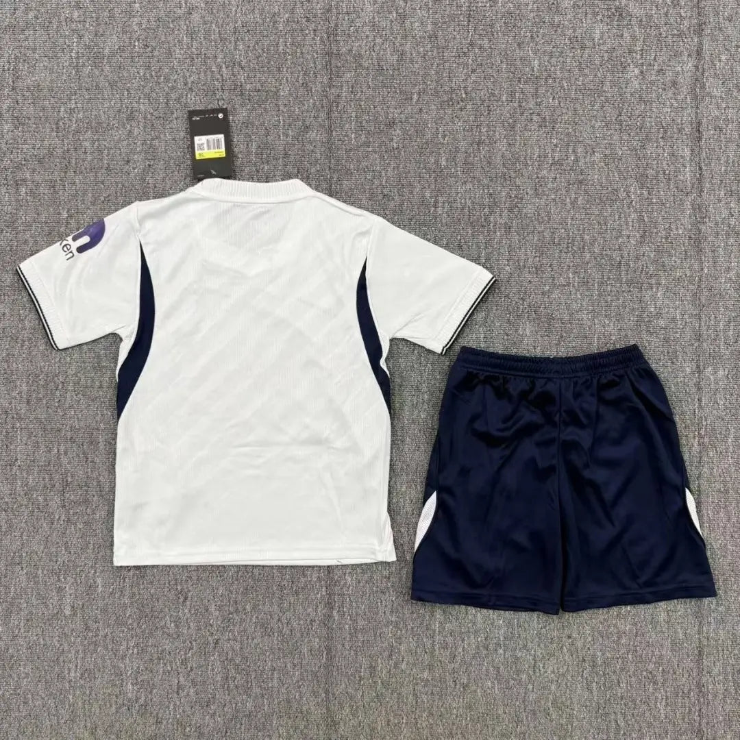Equipación infantil del Tottenham Hotspur (camiseta + pantalón corto) 2025/26