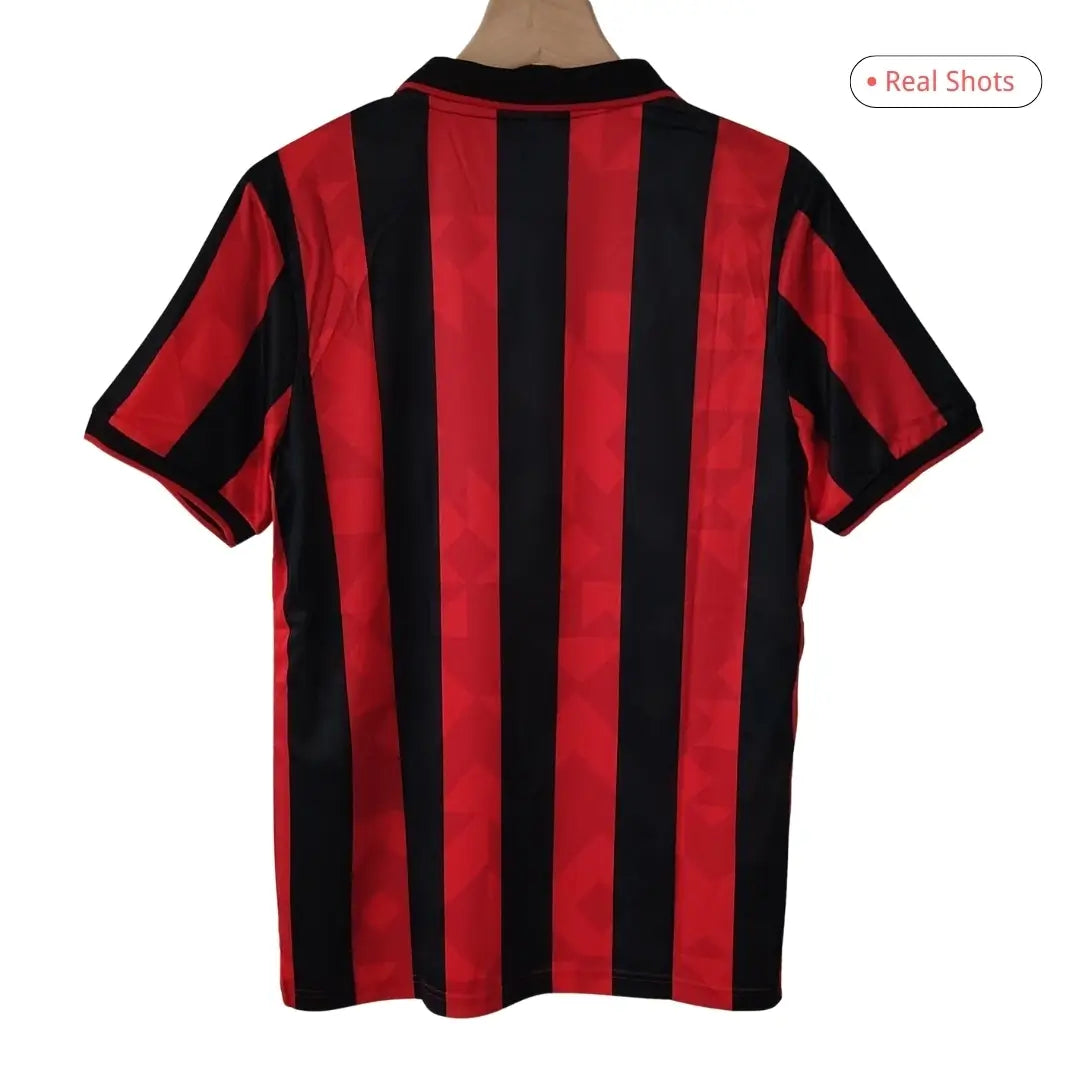 Camiseta de fútbol retro local del AC Milan 1993/94
