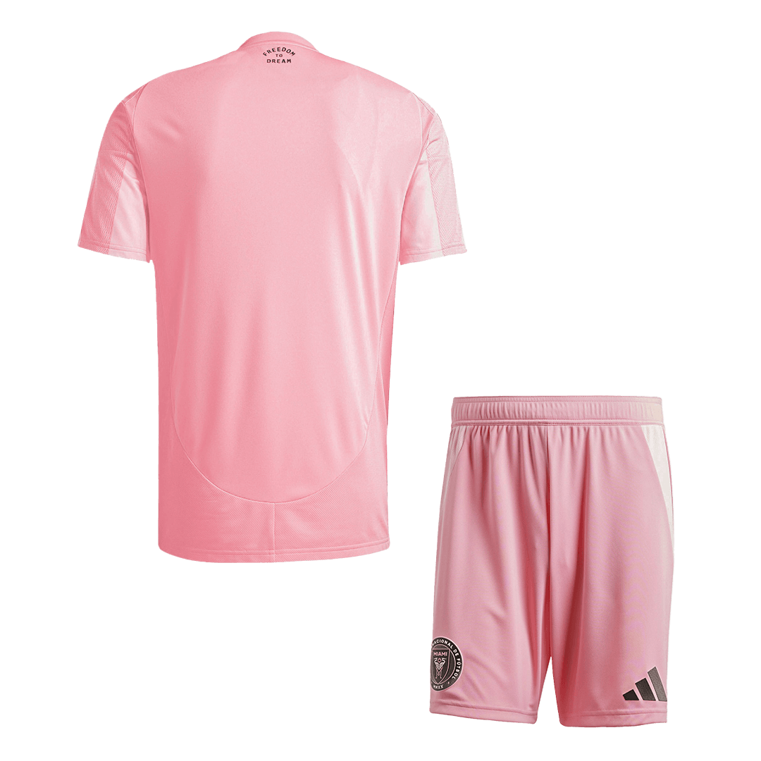 Conjunto de camiseta y pantalón corto del Inter Miami (local) 2025 Rosa