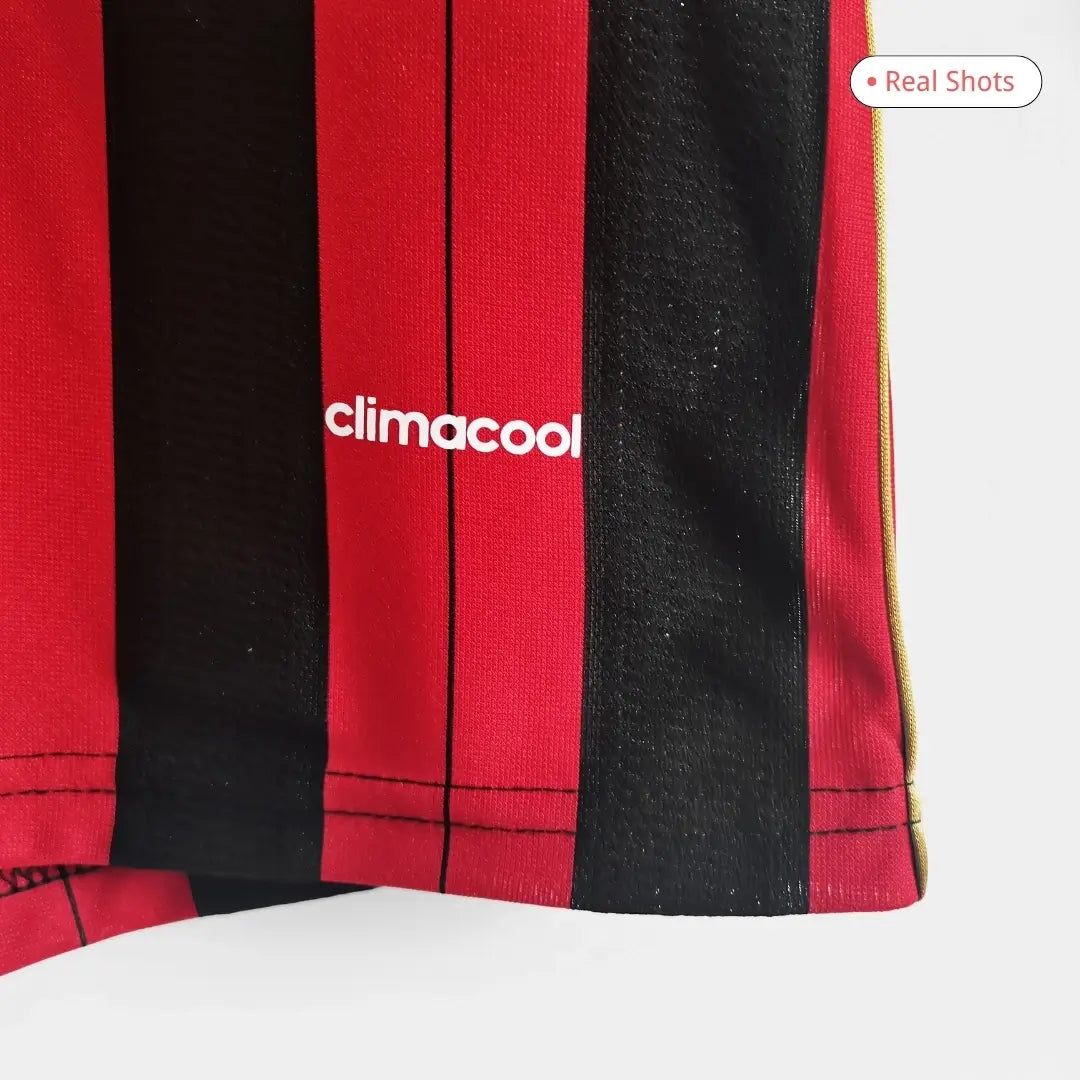 Camiseta retro de manga larga de local del AC Milan 2013/14 de KAKA' #22 para la UCL