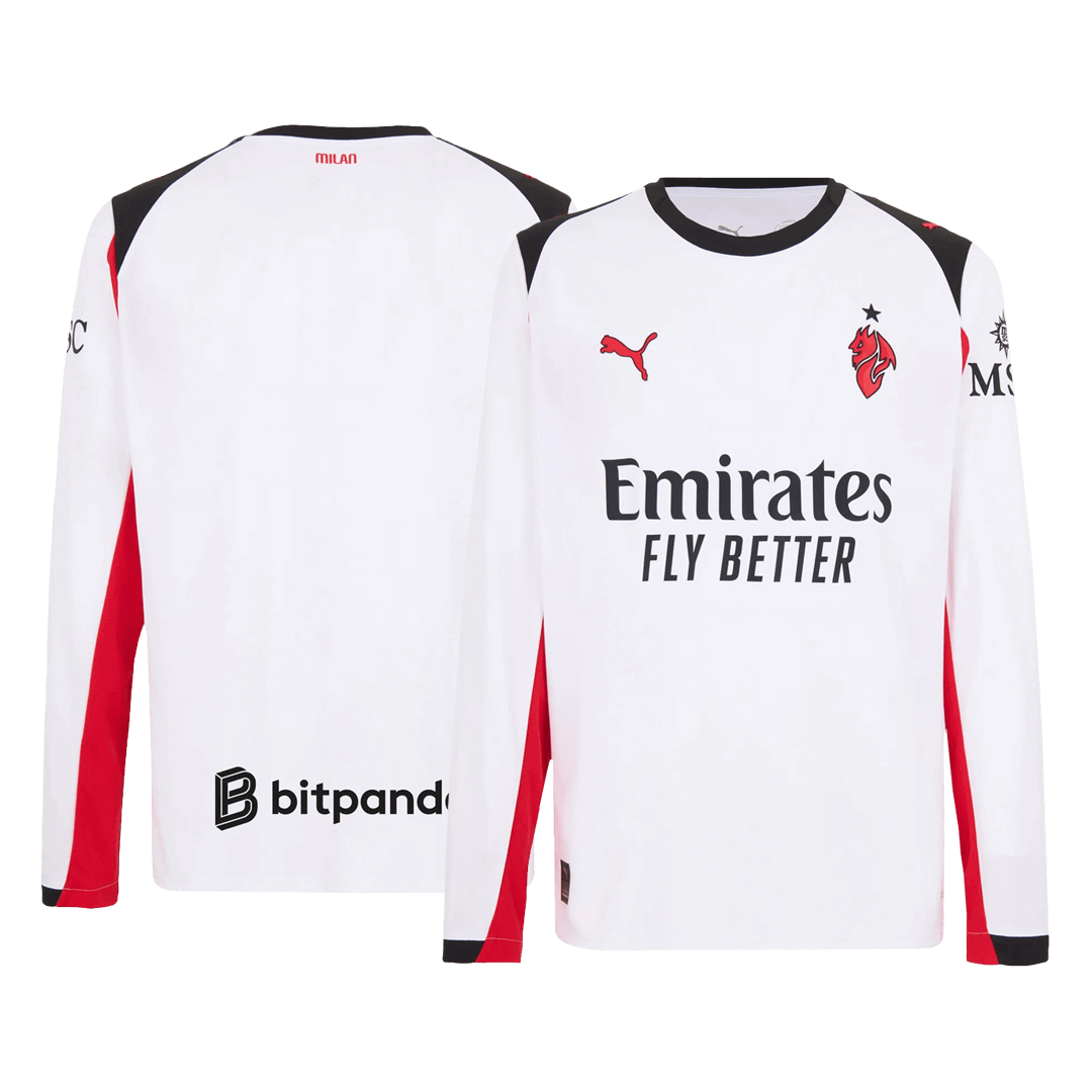 Camiseta de manga larga de visitante del AC Milan 2025/26