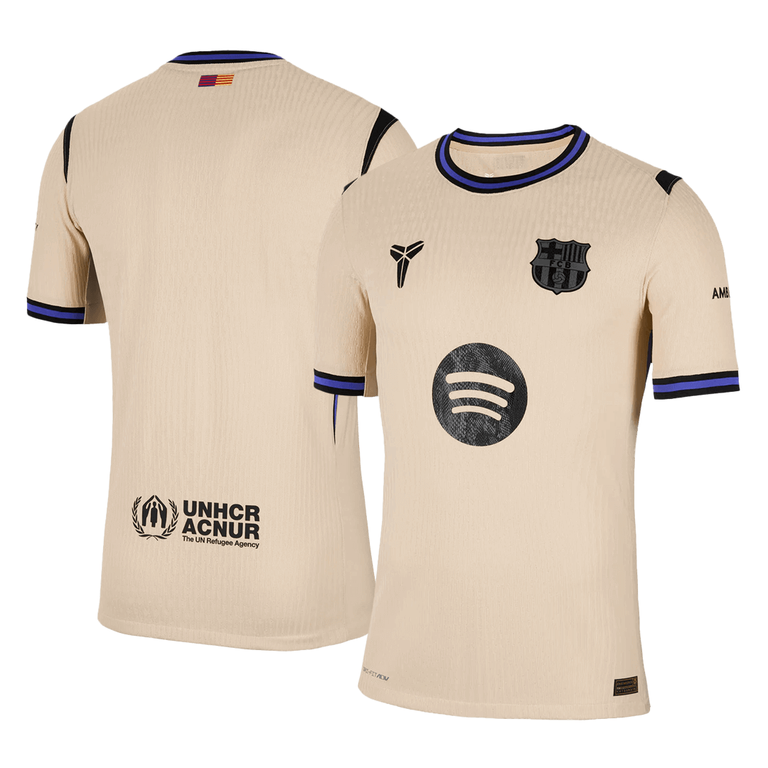 Camiseta de fútbol del FC Barcelona, versión visitante, temporada 2025/26