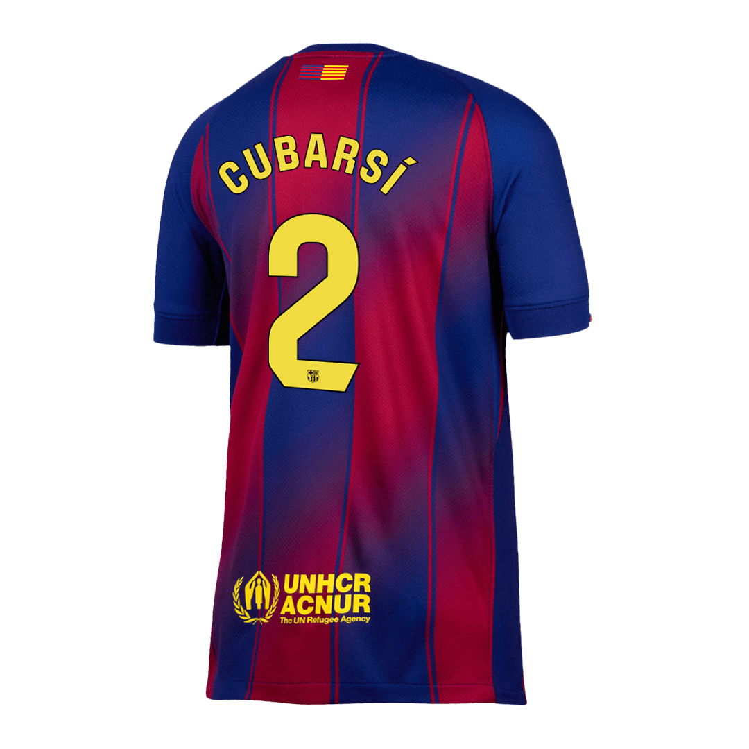 Camiseta de fútbol CUBARSÍ #2 Barcelona 1ª equipación 2025/26