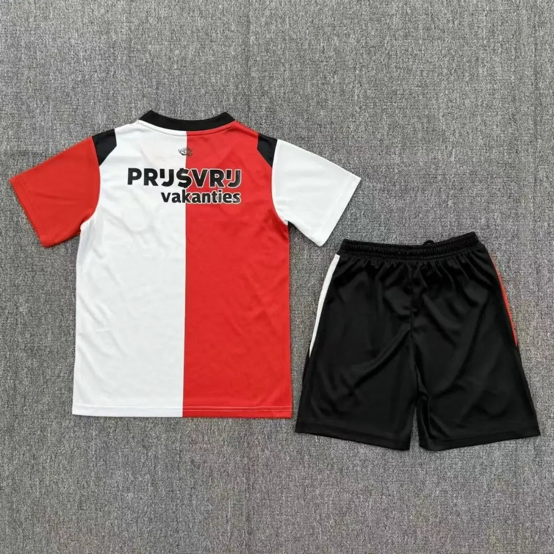 Equipación de fútbol de local para niños Feyenoord de Róterdam - Camiseta+Pantalones cortos 2026/27