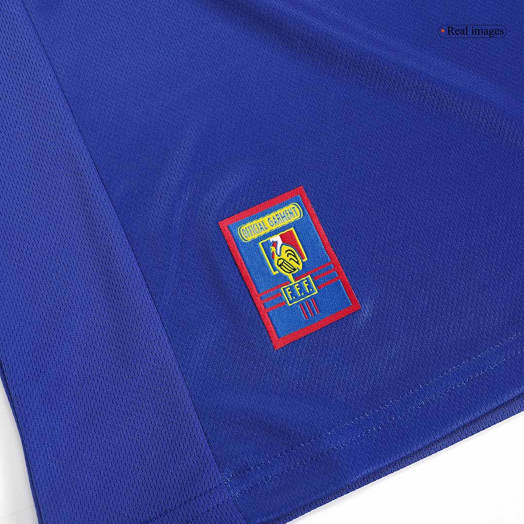 Camiseta retro de fútbol de ZIDANE #10 Francia 1998