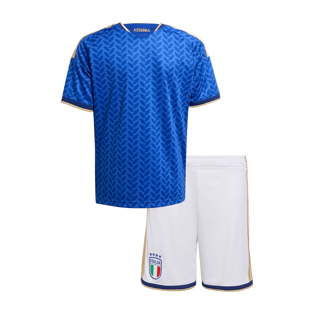 Equipación local de Italia para niños (Camiseta y pantalón corto 2026)