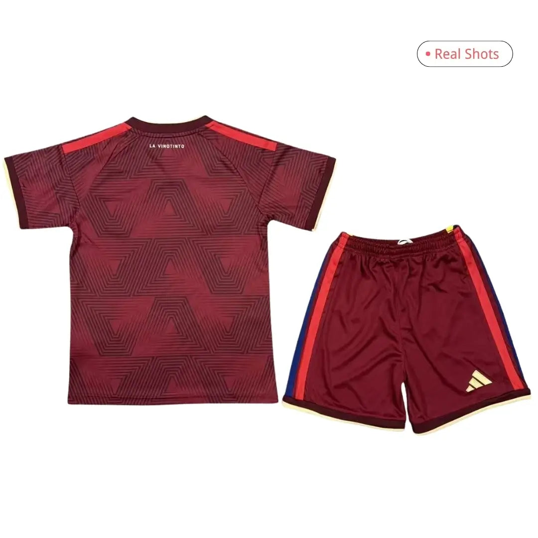 Camiseta local de Venezuela para niños (Camiseta y pantalones cortos) 2026