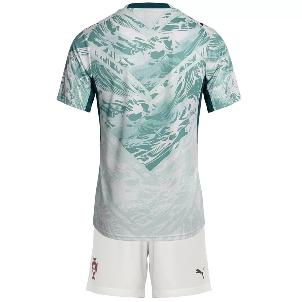 Equipación visitante de Portugal para niños (Camiseta y pantalón corto) para el Mundial 2026