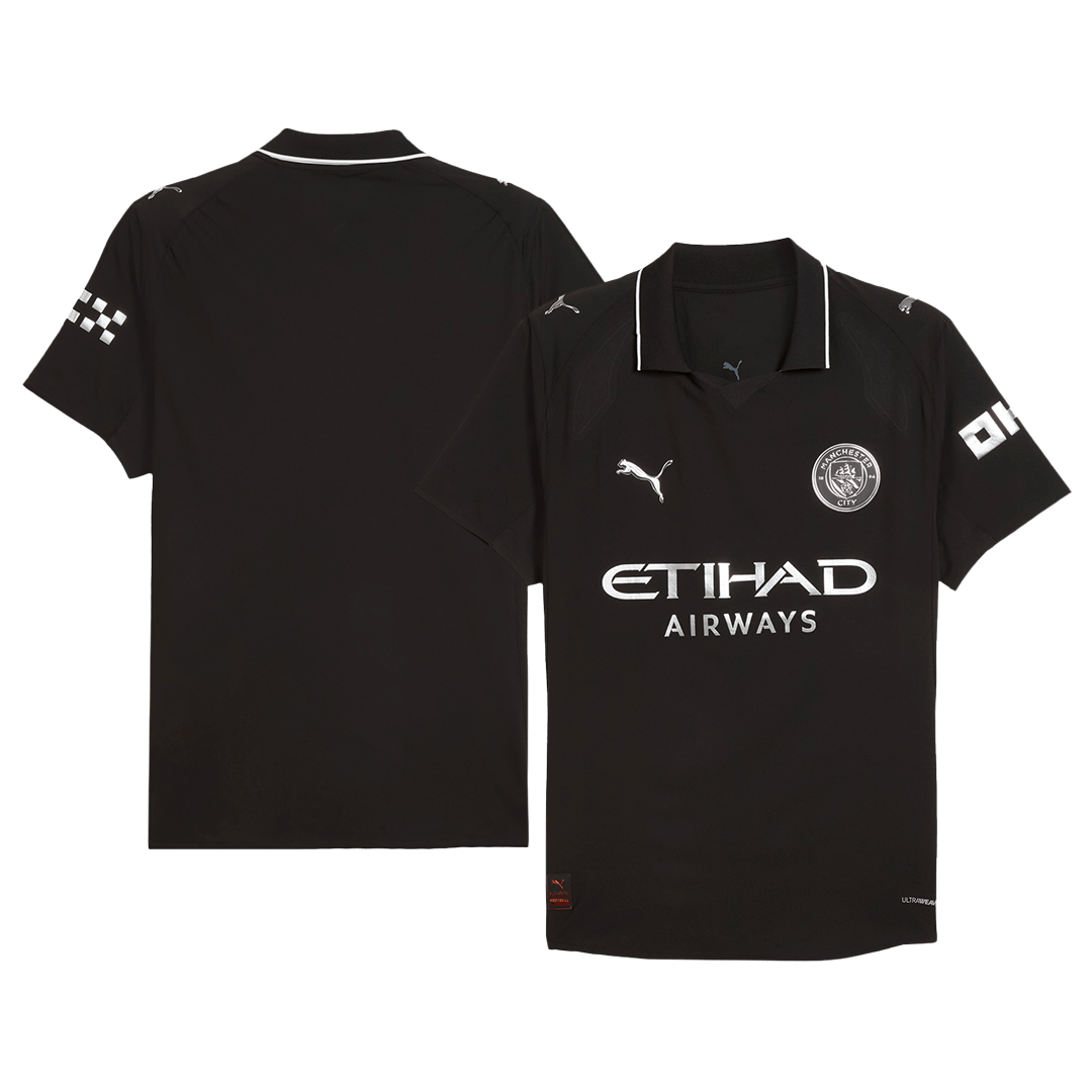 Camiseta de fútbol del Manchester City, versión visitante, temporada 2025/26