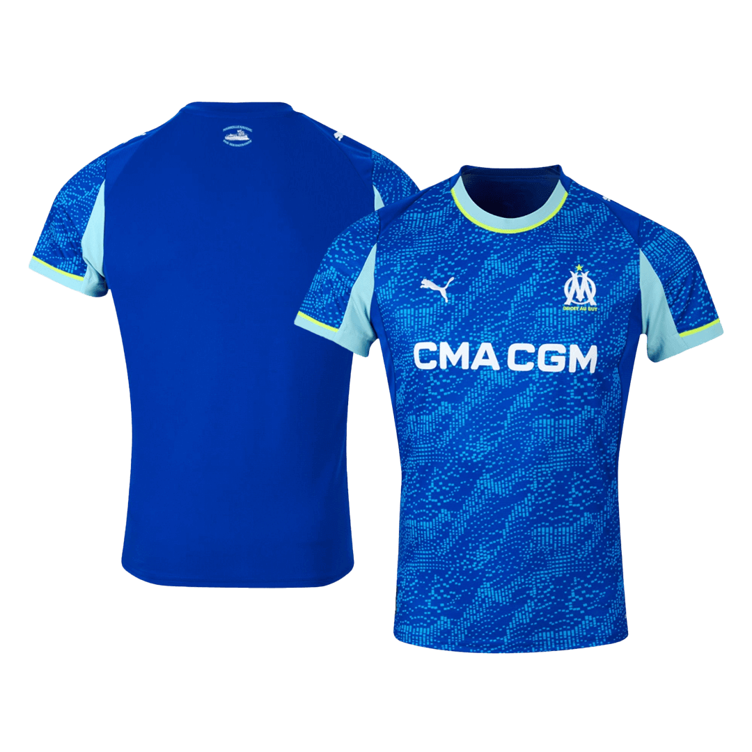 Camiseta de visitante del Marsella, tercera equipación, temporada 2025/26