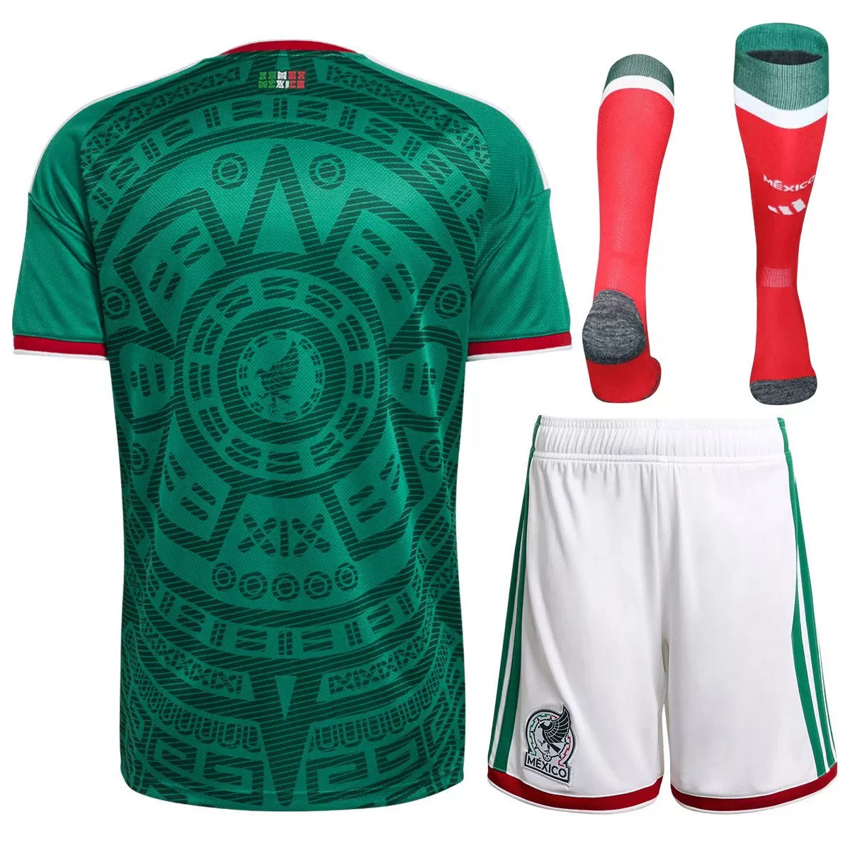 Camiseta de fútbol completa de local de México para la Copa Mundial 2026