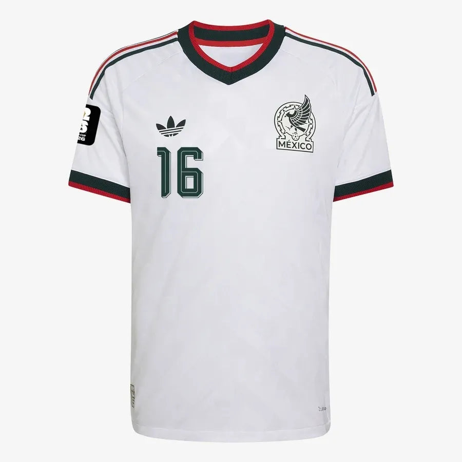 J.Quiñones #16 El Tri Away Player Version Soccer Jersey 2026 World Cup