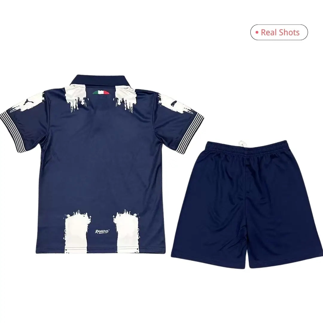 Kit infantil de fútbol del Club Monterrey para la Copa Mundial 2025/26 80.º Aniversario