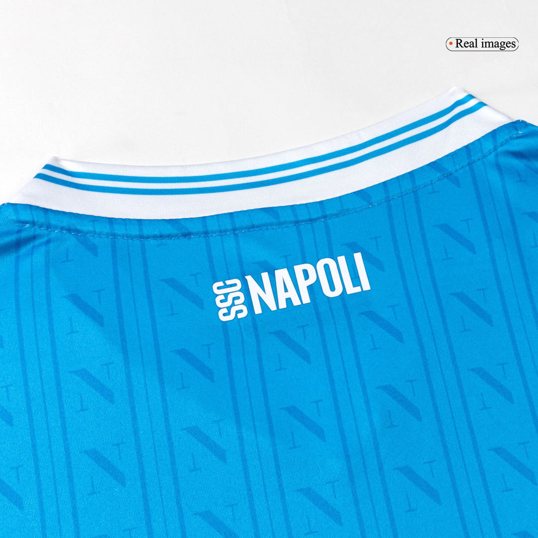 Camiseta de Fútbol Local del Napoli 2025/26 Firmada por Neres #7