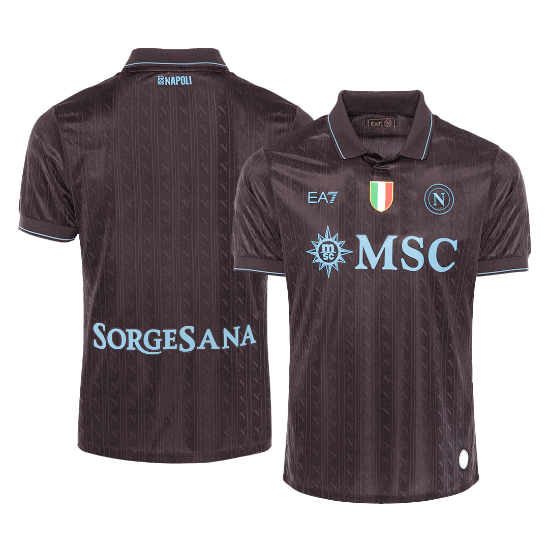Camiseta de fútbol Napoli Tercera Versión Visitante Jugador 2025/26