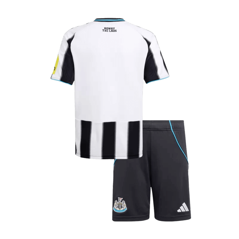 Equipación infantil del Newcastle United para la temporada 2025/26 (camiseta + pantalón corto)