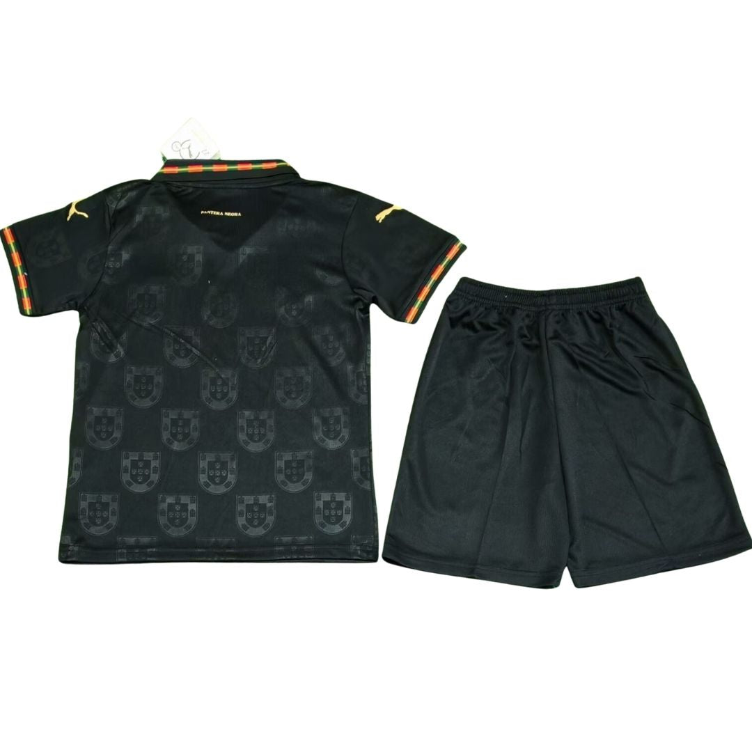 Equipación infantil especial Pantera Negra de Portugal - Camiseta + Pantalón corto, Mundial 2026