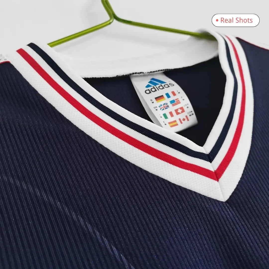 Camiseta retro de visitante de Alemania Matthäus #10 de la Copa Mundial de 1994