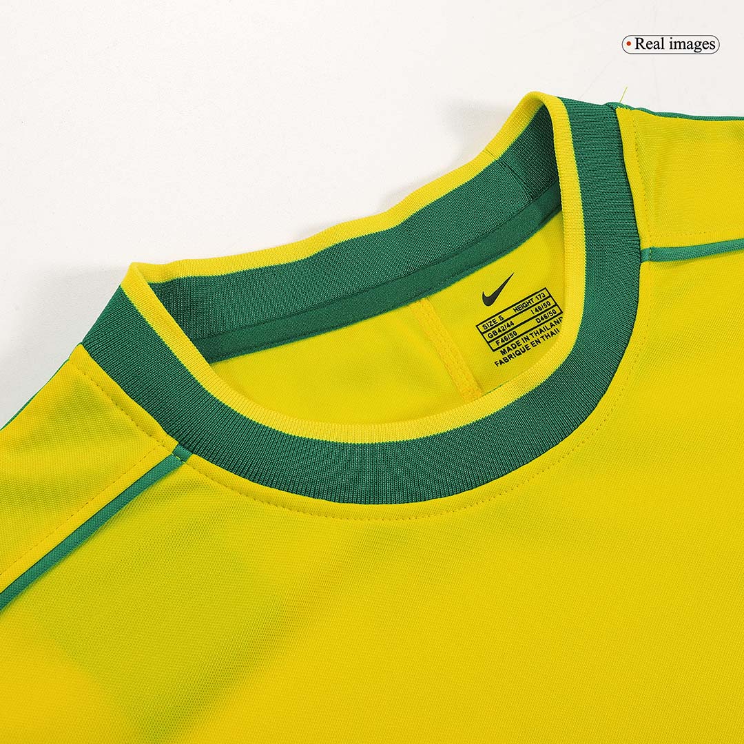 Camiseta retro de Brasil CAFU #2, local, Copa Mundial de 1998