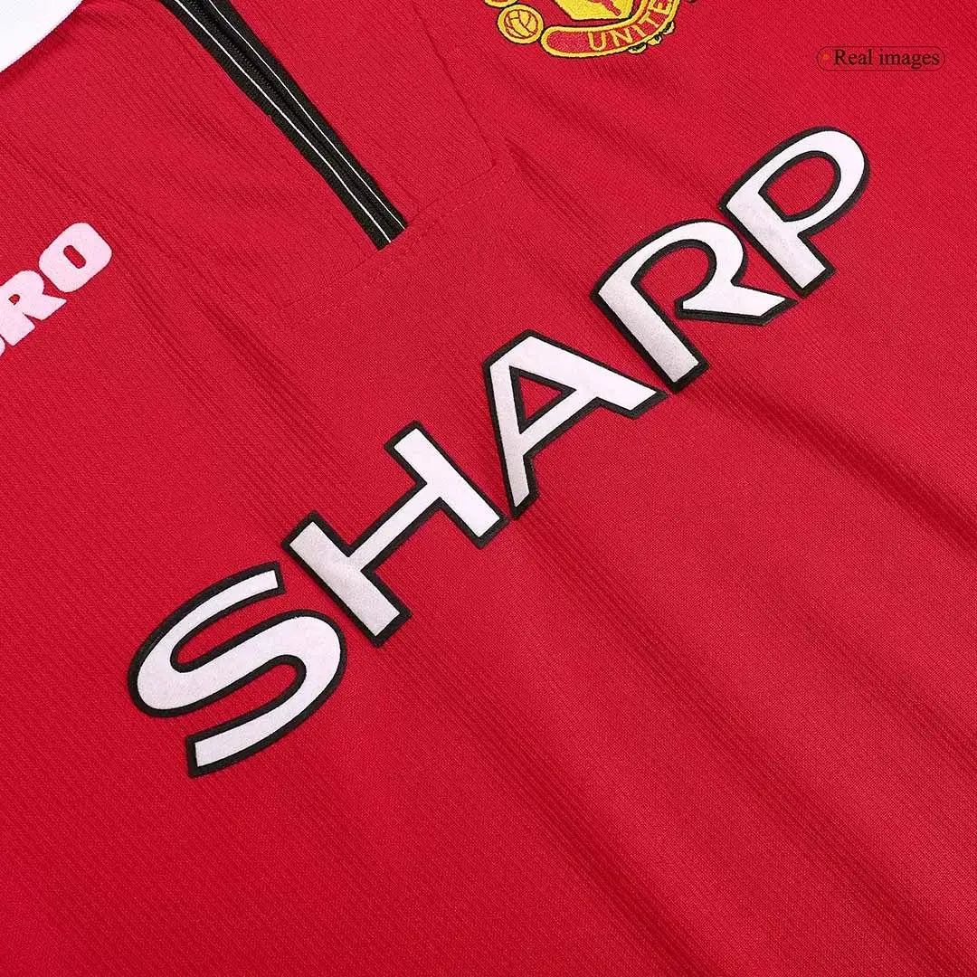 Camiseta de fútbol retro local del Manchester United 1998/99