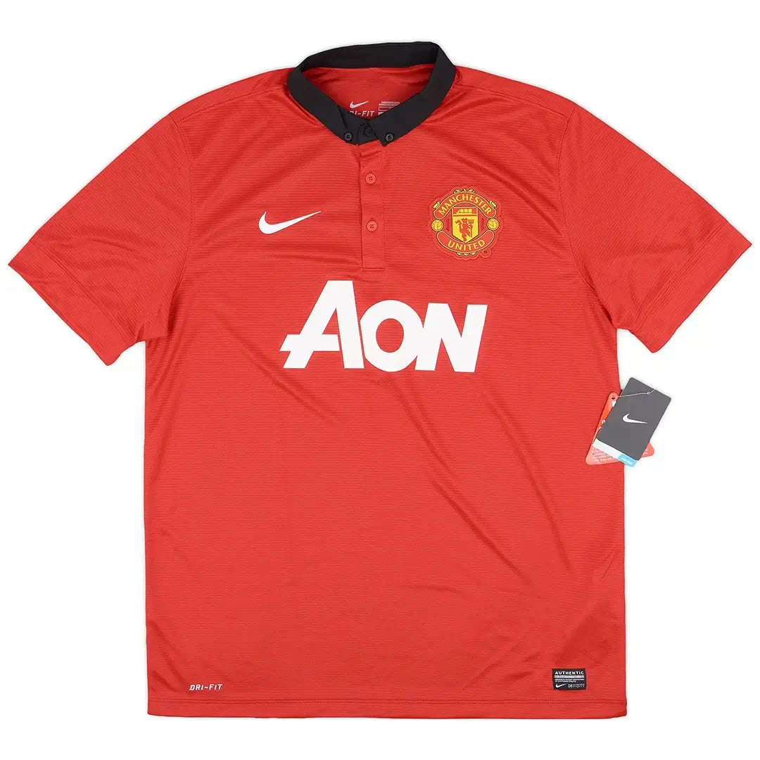 Camiseta de fútbol retro local CANTONA #7 del Manchester United 2013/14