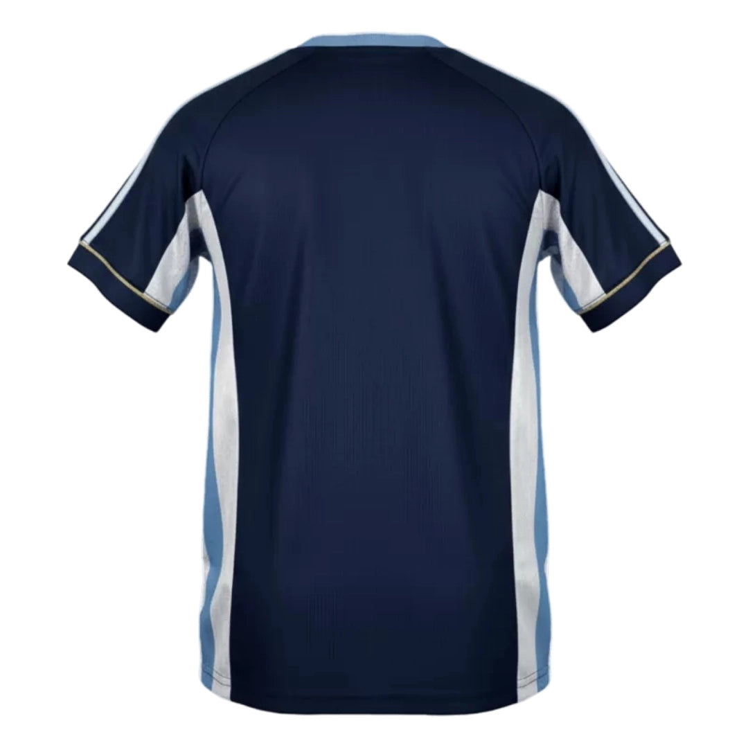 Camiseta retro de fútbol visitante de Argentina 1998 para hombre