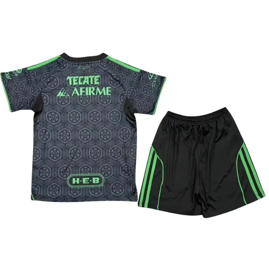 Conjunto de Tercera Equipación Tigres UANL para Niños - Camiseta+Pantalones Cortos 2025/26