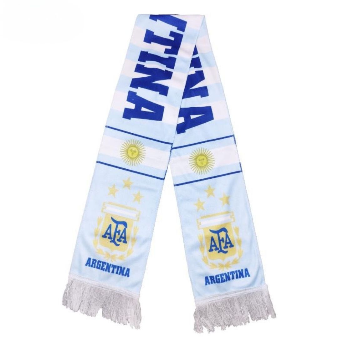 Bufanda de Argentina azul y blanca