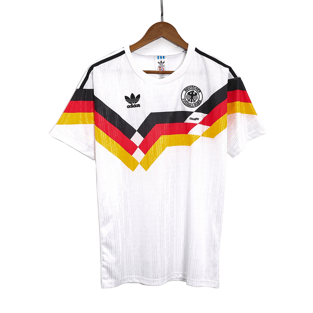 Camiseta retro de fútbol de Alemania 1990 (local)