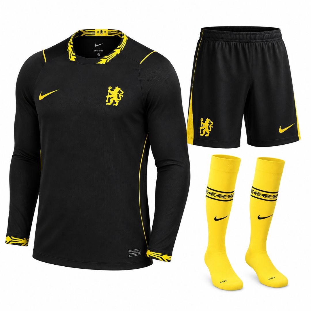 Maillot extérieur troisième maillot de Chelsea à manches longues 2025/26
