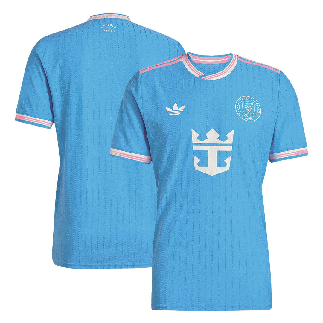 Camiseta de visitante del Inter Miami, versión jugador, tercera equipación 2025, azul