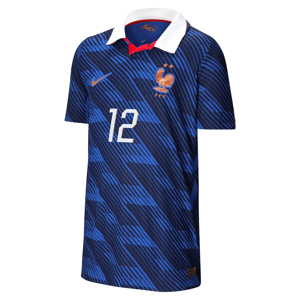 BARCOLA #12 France Player Version Home Soccer Jersey 2026 World Cup