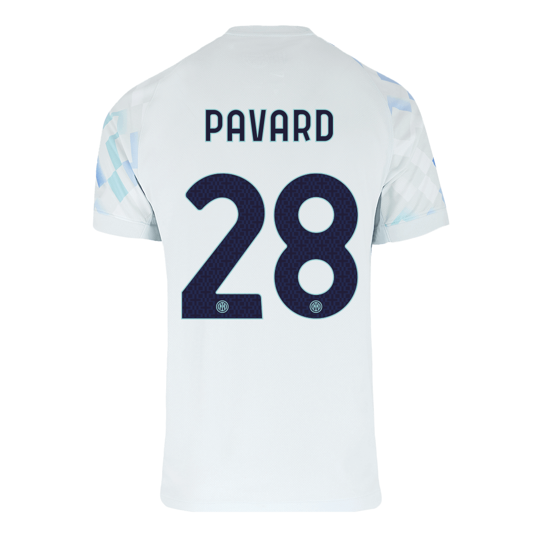 Camiseta de fútbol visitante del Inter de Milán PAVARD #28 temporada 2025/26