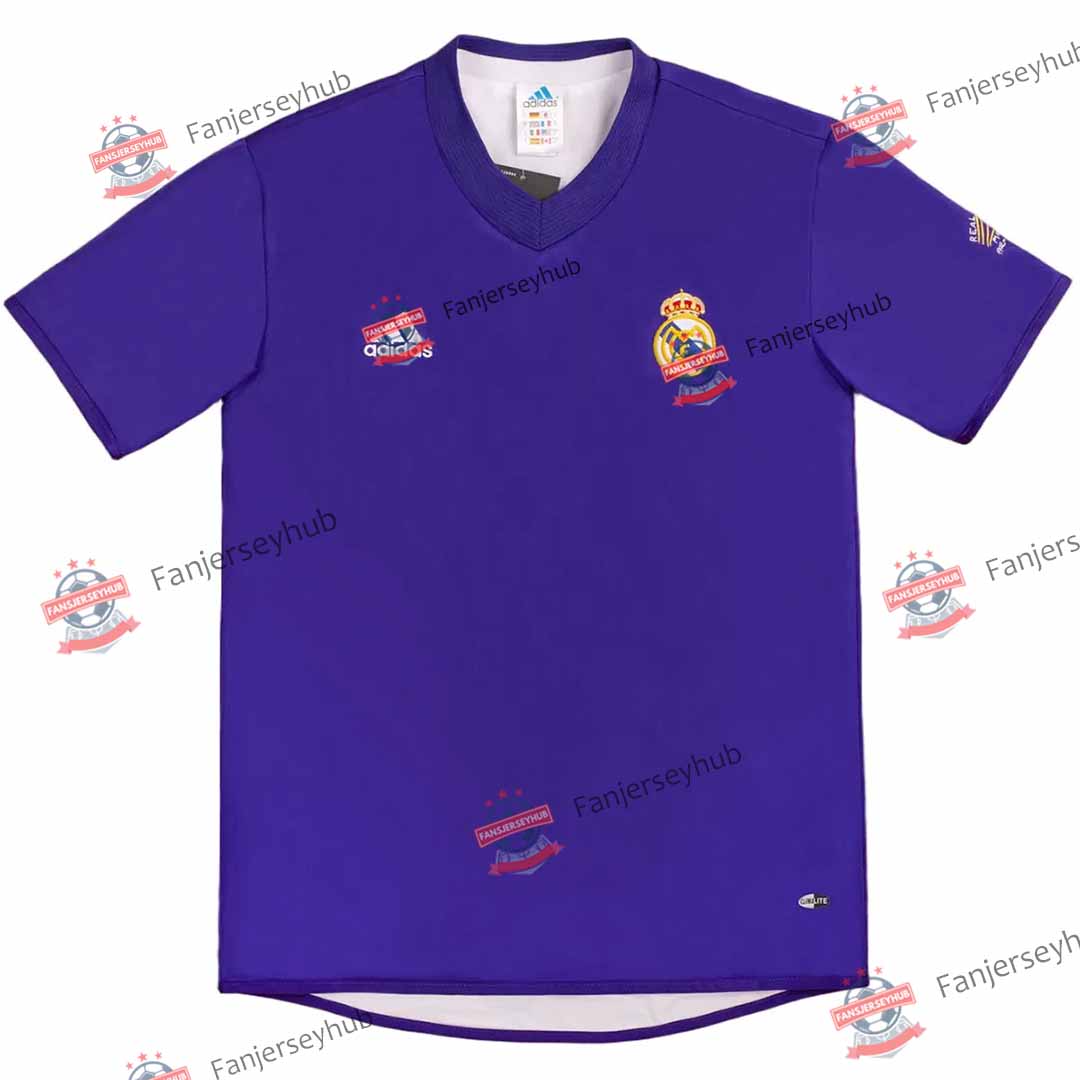 Maillot de football Ronaldo #11 Rétro 2002/03 Los Blancos Centenaire Troisième Maillot Extérieur