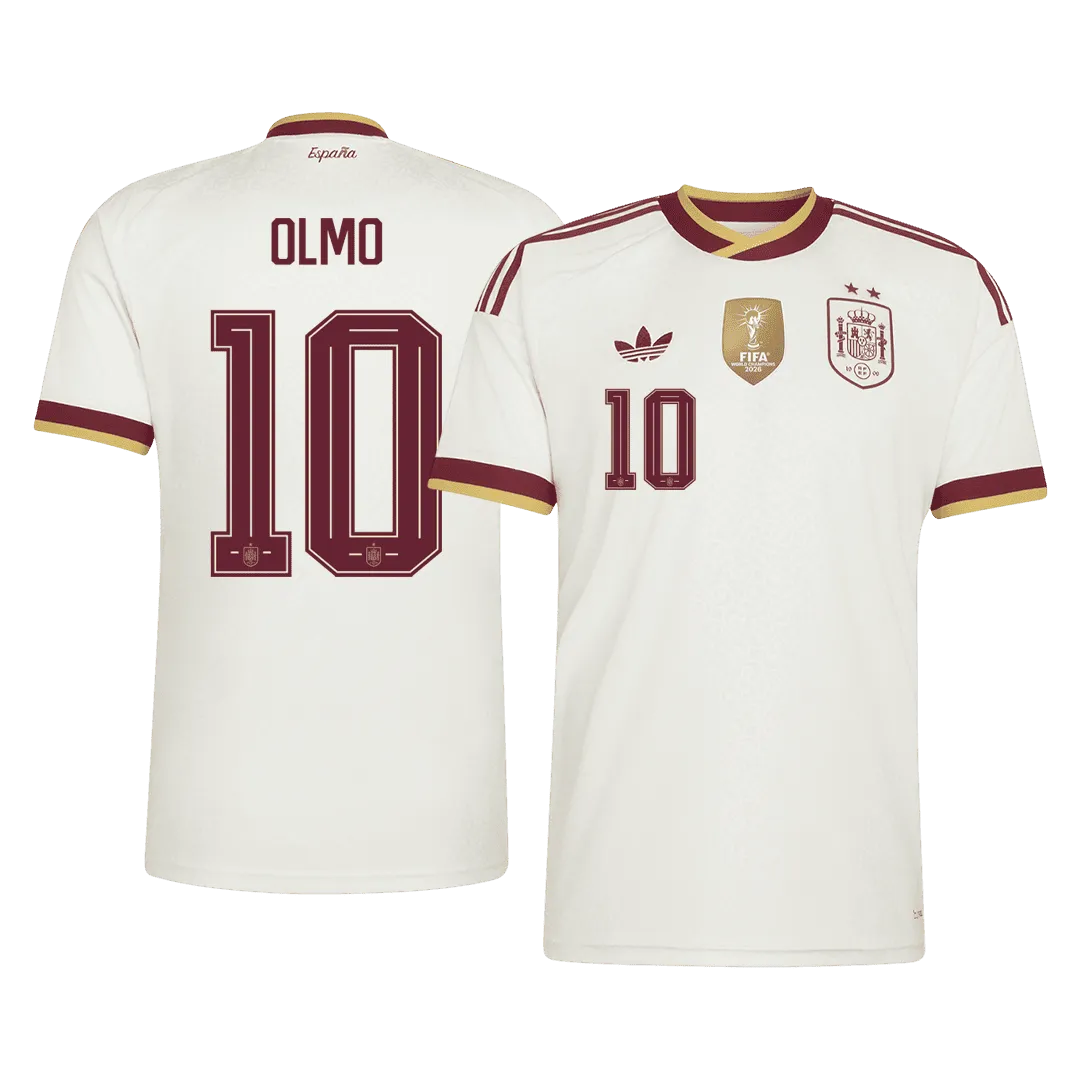 OLMO #10 Spain Away Player Version Winner Jersey 2026 World Cup