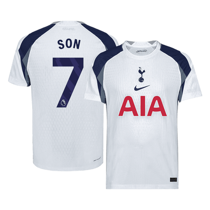 Camiseta de fútbol del Tottenham Hotspur, versión jugador local, número 7, temporada 2025/26, blanca