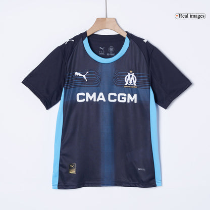 Equipación visitante infantil del Marsella - Camiseta + Pantalón corto 2025-26