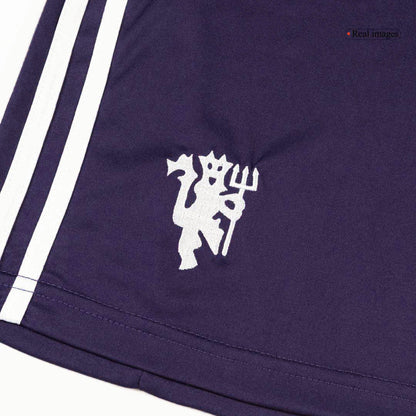 Pantalones cortos de fútbol de visitante del Manchester United 2025/26