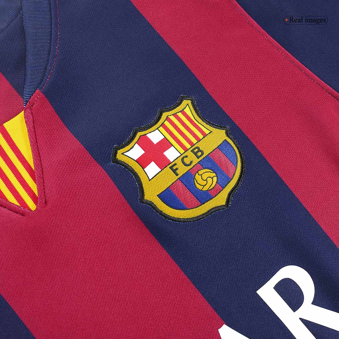 Camiseta de fútbol local retro del Barcelona 2014/15