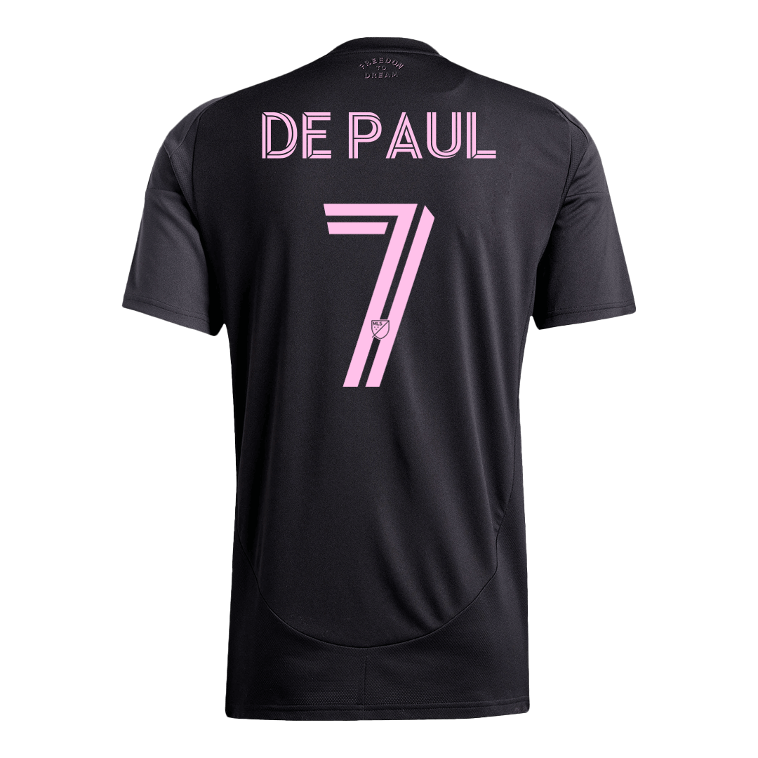 Camiseta de fútbol de visitante del Inter Miami CF de De Paul #7, temporada 2025