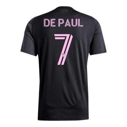 Camiseta de fútbol de visitante del Inter Miami CF de De Paul #7, temporada 2025
