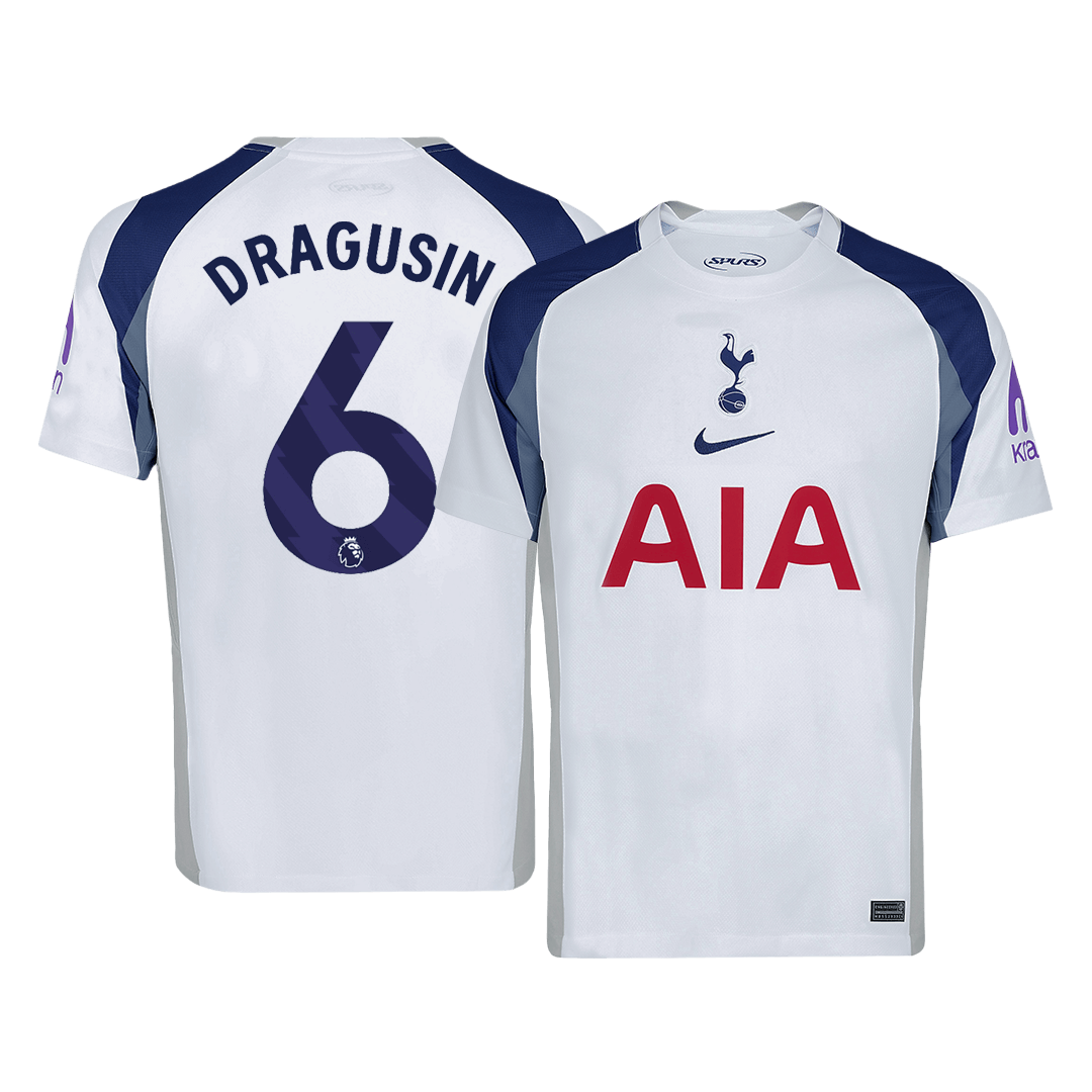 Camiseta de fútbol local del Tottenham Hotspur DRAGUSIN #6 2025/26