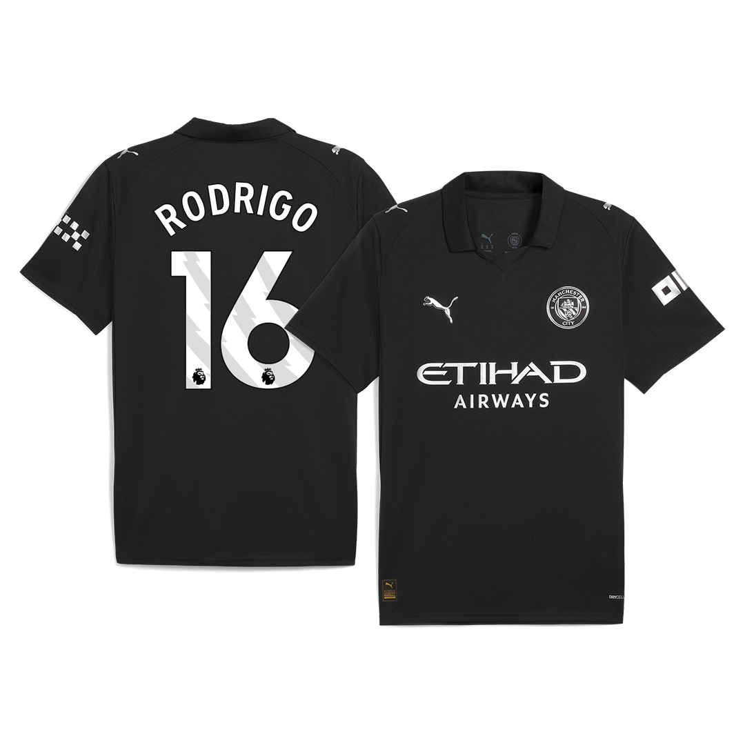 RODRIGO #16 Camiseta de visitante del Manchester City 2025/26