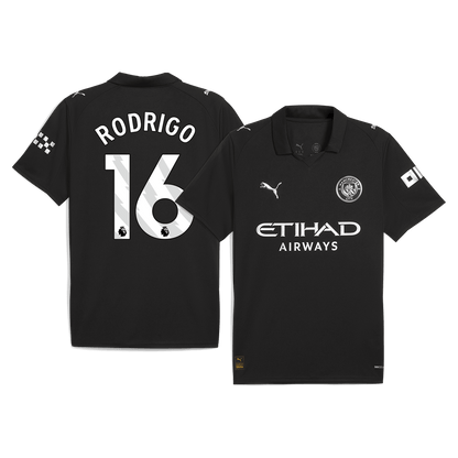 RODRIGO #16 Camiseta de visitante del Manchester City 2025/26