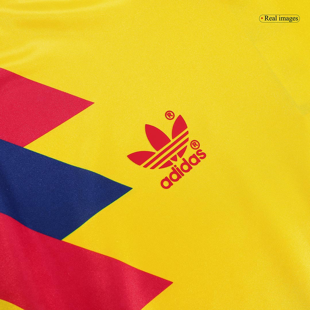 Camiseta retro de fútbol de Colombia de 1990