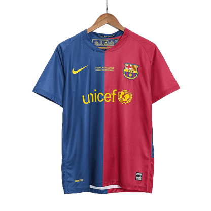 Camiseta retro del Barcelona de Messi, número 10, temporada 2008/09 - Champions League