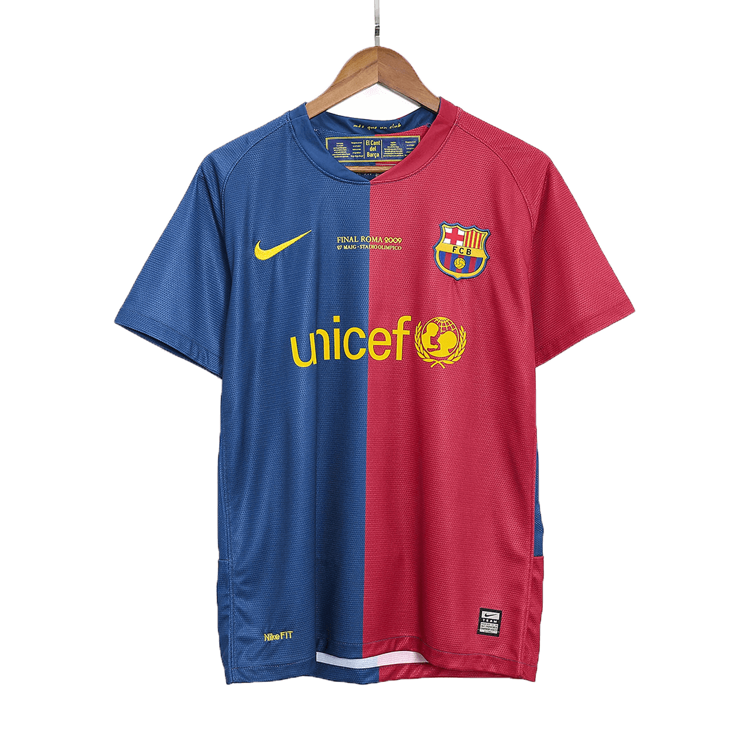 Camiseta retro del FC Barcelona 2008/09 - Final de la Champions League