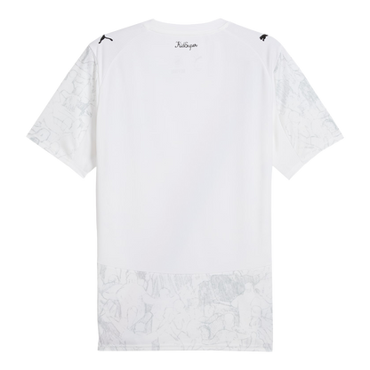 Camiseta de fútbol infantil del Manchester City 2025/26 blanca - Mundial de Clubes