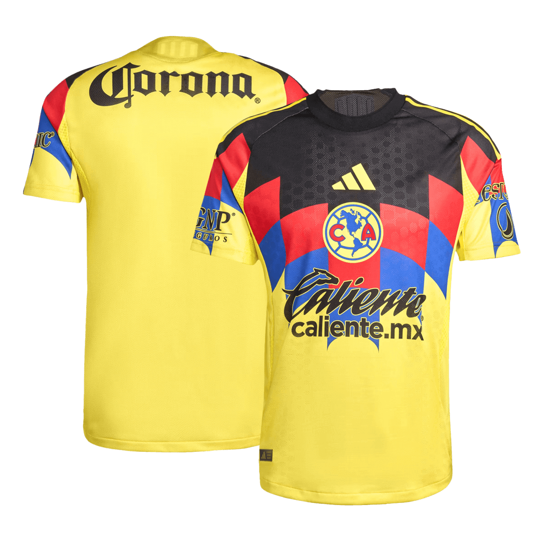 Camiseta de fútbol del Club América, versión jugador local, temporada 2025/26